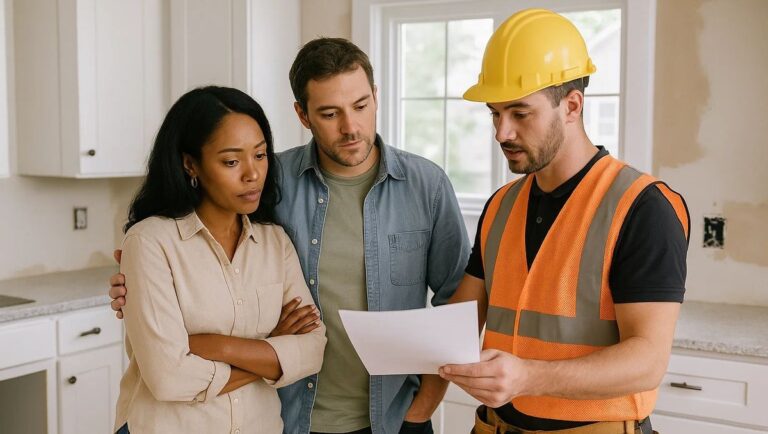 Proses pembangunan rumah oleh kontraktor bangun rumah murah dengan desain sederhana dan struktur bangunan yang rapi