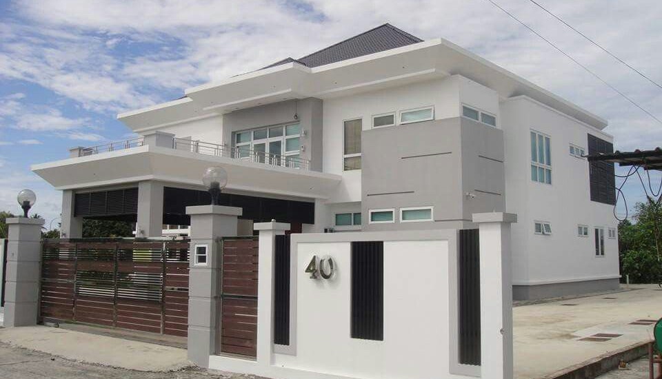 Jasa renovasi rumah Bekasi untuk rumah minimalis modern tampak depan.