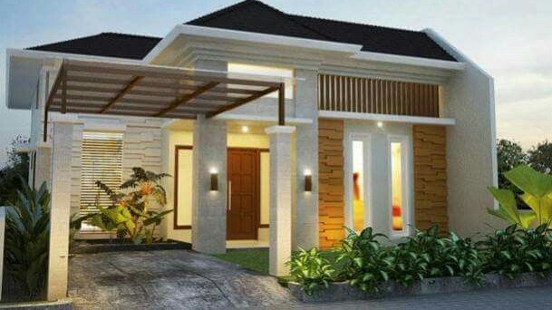 Jasa renovasi rumah Bekasi untuk rumah minimalis modern tampak depan.